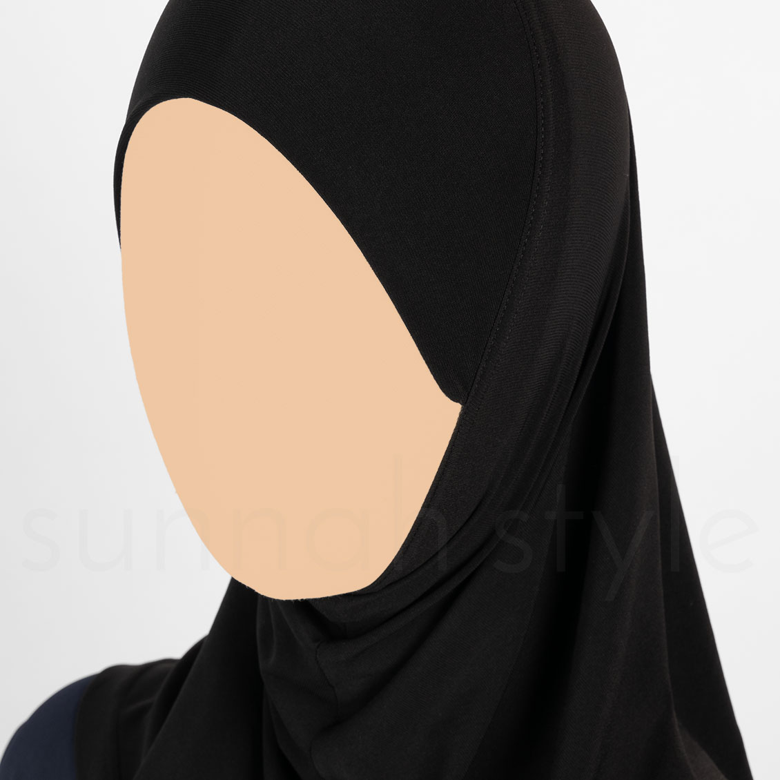 Sunnah Style Girls Complete Underscarf Black